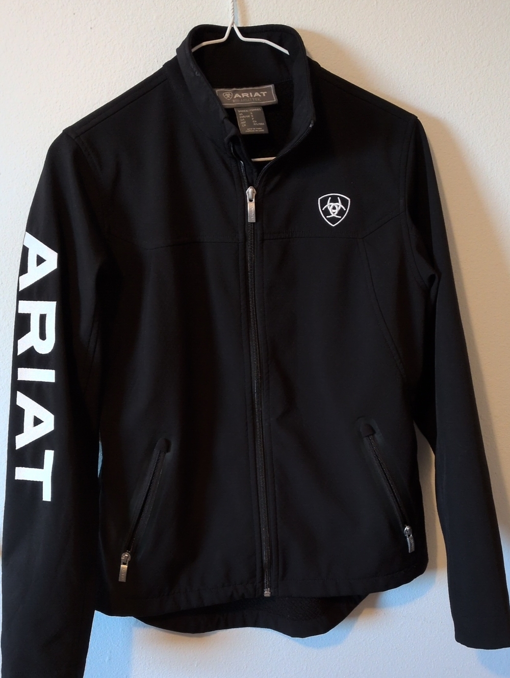 Ariat Black Softshell Windbreaker women's
